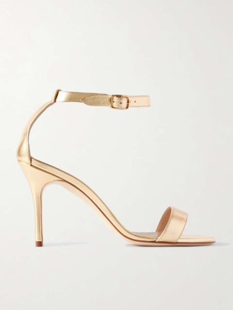 Chaos 90 metallic leather sandals Gold