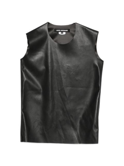 Junya Watanabe scalloped sleeveless top
