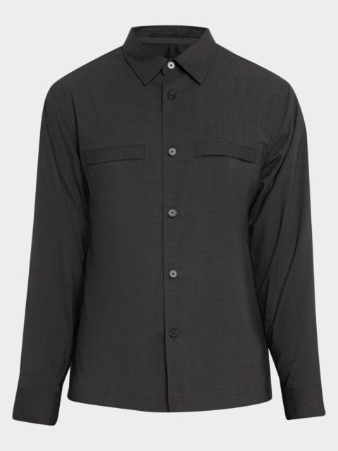 Theory Men's Motion Stretch Wool Overshirt