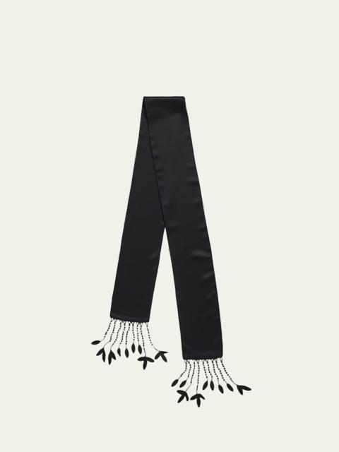 TOTEME Guipure Lace Tuxedo Scarf