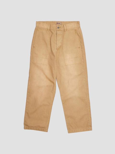 Nigel Cabourn Carpenter Pant Canvas in Tan