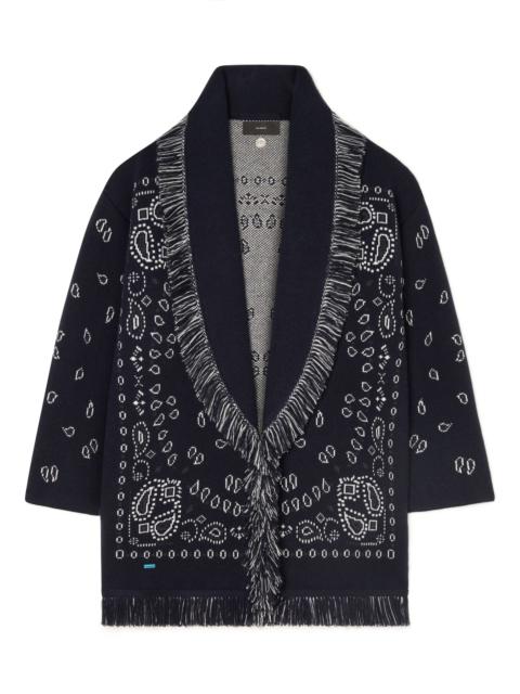 Bandana Jacquard Cardigan