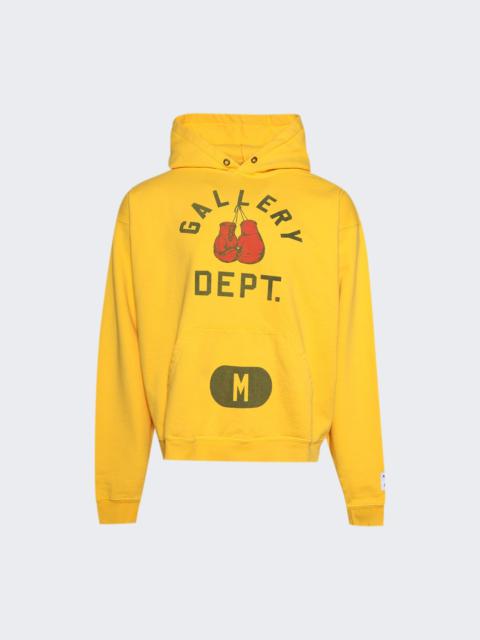 GALLERY DEPT. Boxing Merch Hoodie Gold Yellow