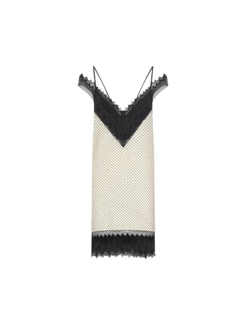 TOM FORD LACE-ENCRUSTED CAMISOLE MINI COCKTAIL DRESS