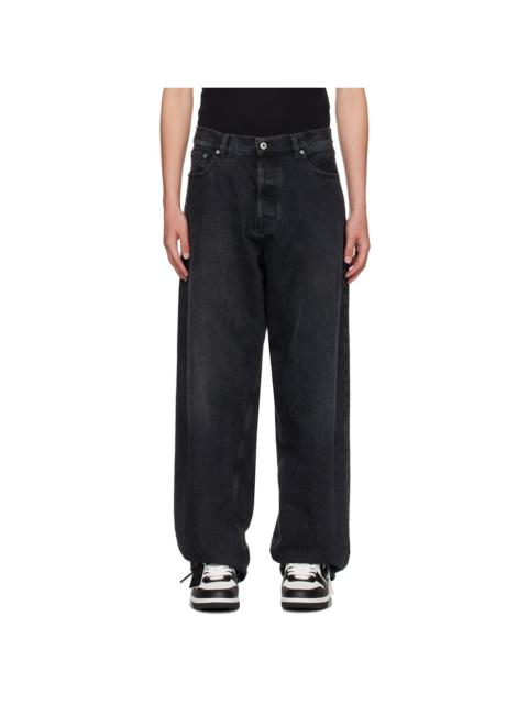 Off-White Black Arr Loose Jeans