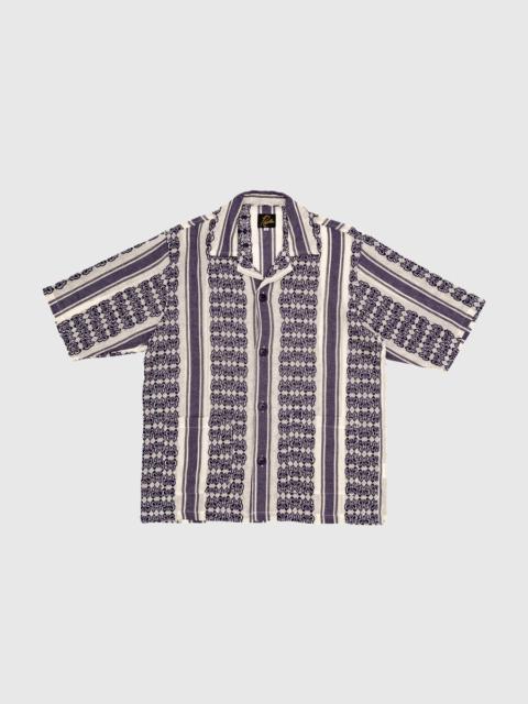 PAPILLON STRIPE DOBBY JAQUARD CABANA SHIRT