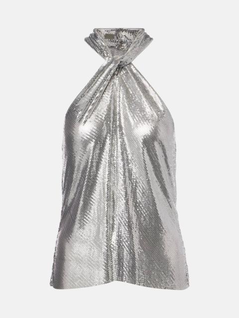 rabanne Chainmail halterneck top