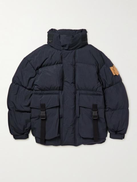 Moncler 1 Moncler JW Anderson Donard Logo-Appliquéd Quilted Shell Hooded Down Jacket