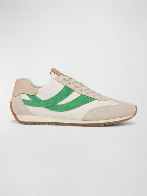 Oasis Mixed Leather Retro Sneakers