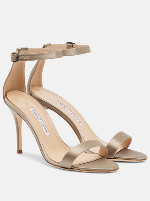 Manolo Blahnik Chaos satin sandals