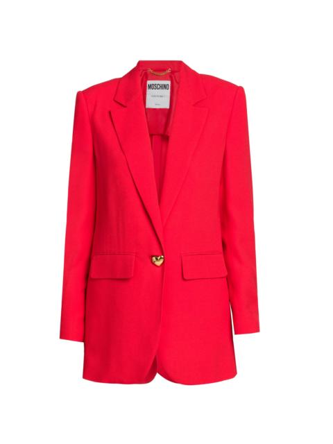 Moschino Women's Enverse Satin Jacket - Fantasy Print Red