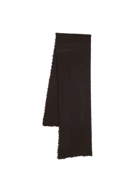 Faliero Sarti frayed virgin wool-cashmere scarf