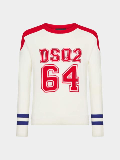 DSQUARED2 DSQ2 64 KNIT CREWNECK PULLOVER
