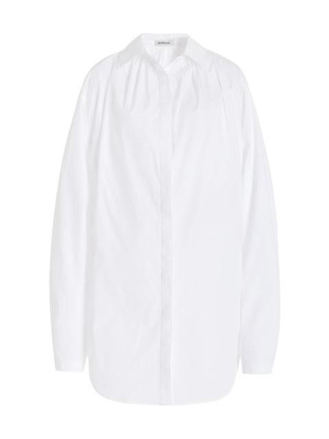 Edie Cotton Poplin Shirt white