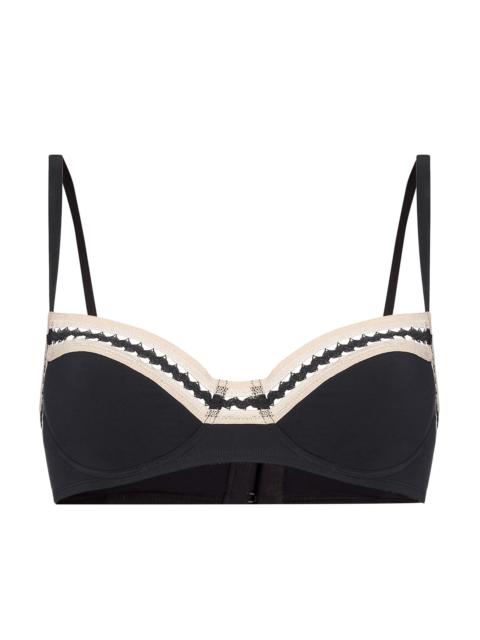 ERES Women's Jump Jersey Padded Balconette Bra - Noir Rose Petale