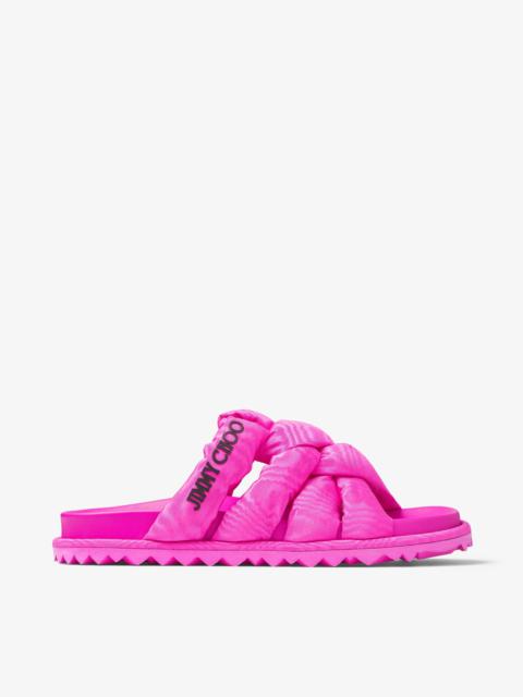 Kes Flat
Fuchsia Moire Fabric Flat Sandals