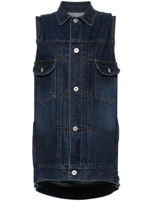 sacai DENIM VEST