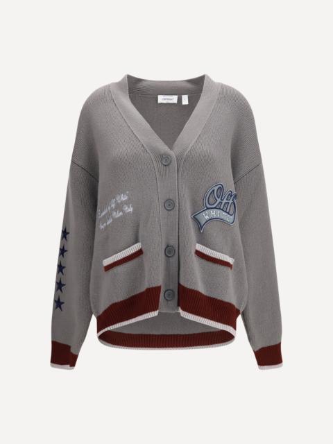 Off-White College Varsity Knit Cardigan
