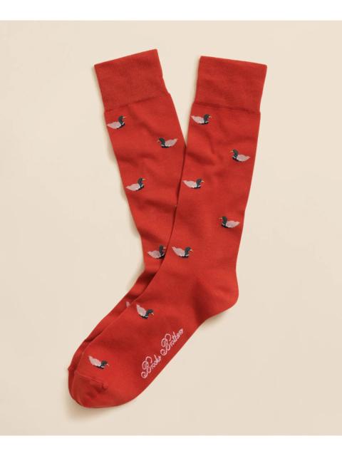 Brooks Brothers Cotton-Blend Mallard Socks