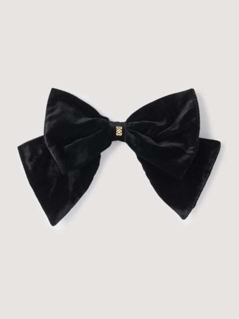 Sandro VELVET BOW BARRETTE