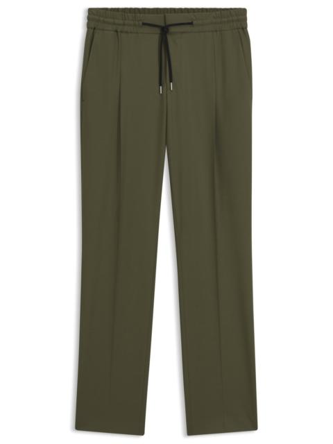 HUGO SLIM-FIT PANTS IN A SUPERFLEX WOOL BLEND