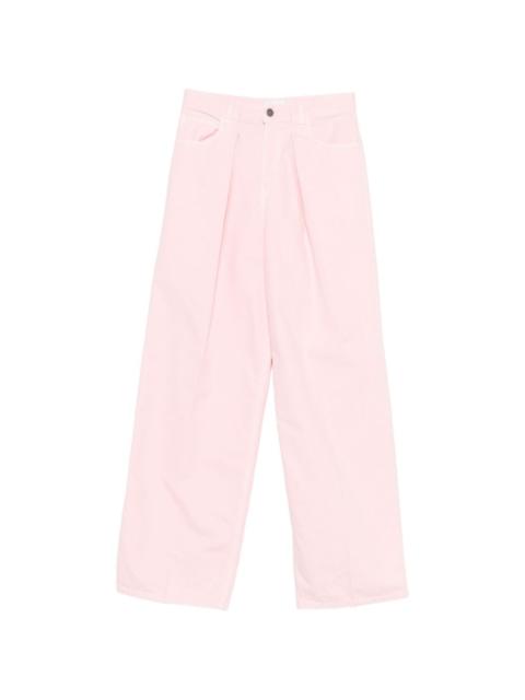 HAIKURE Candy pleated wide-leg jeans