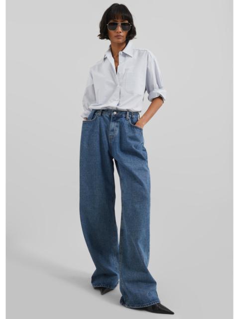 The Frankie Shop Hayla Denim Pants - Medium Wash