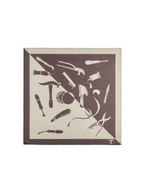 Tod's tool print scarf