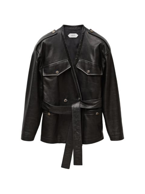 VERSACE Versace Leather Blouson