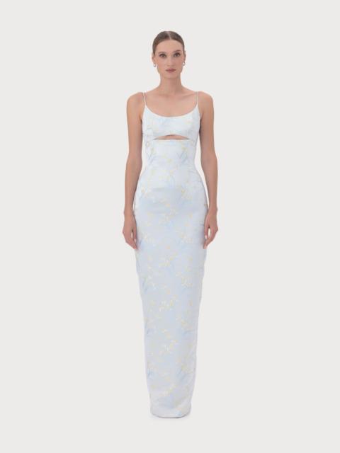 SAU LEE CONSTANCE JACQUARD GOWN