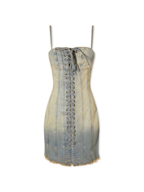 MISBHV MISBHV Laced Up Denim Dress