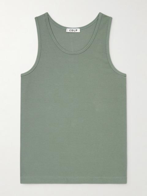 CDLP Ribbed Stretch-TENCEL™ Lyocell and Cotton-Blend Jersey Tank Top