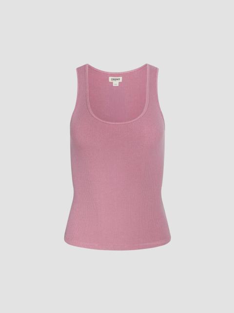 L'AGENCE Women's Adira Rib-Knit Tank - Lilas