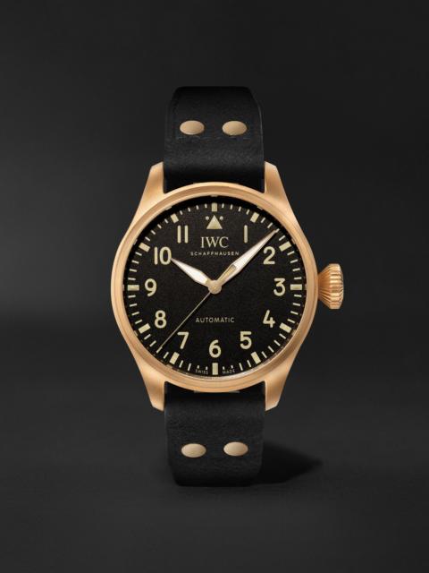 IWC Schaffhausen Big Pilot's 43 Automatic 43mm Bronze and Alcantara Watch, Ref. No. IW329703 Black
