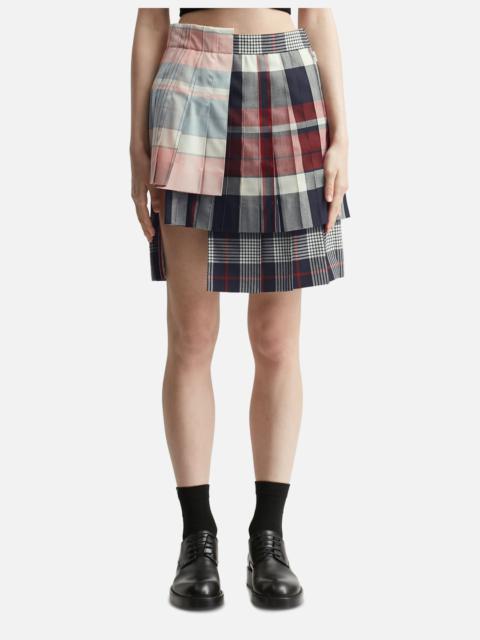 Thom Browne MULTI PLEATS MINI SKIRT