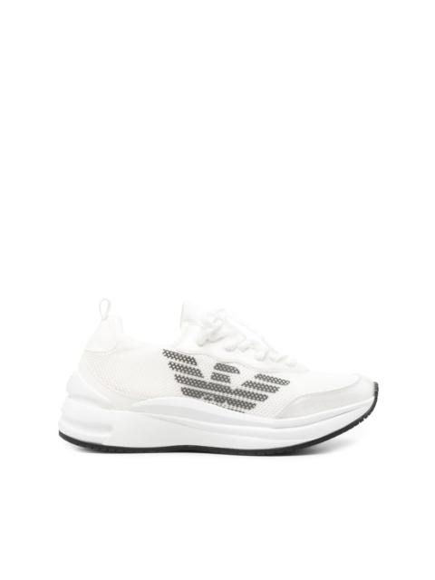 EMPORIO ARMANI logo-print lace-up sneakers