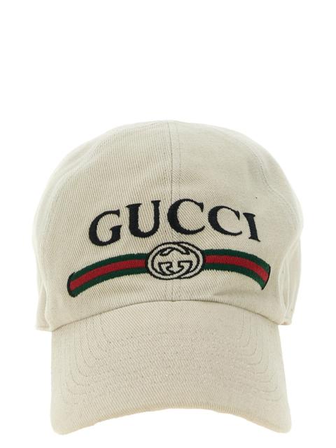 GUCCI 'Gucci Web - Incrocio Gg' Cap