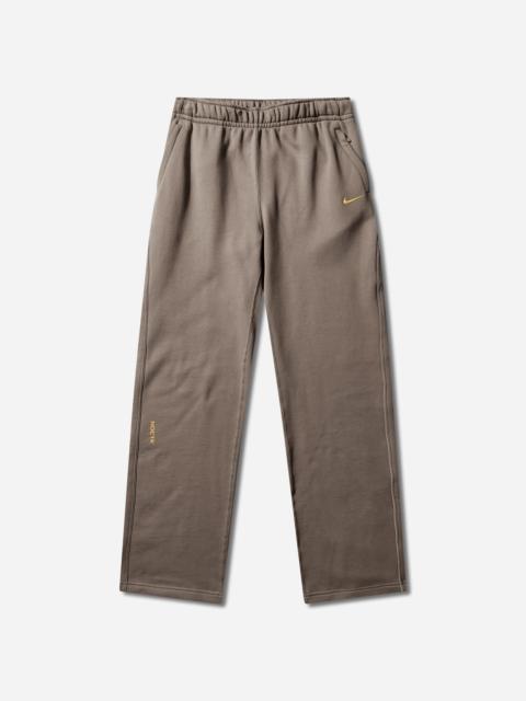 Nike Men's NOCTA Open Hem Fleece Pants Olive Grey