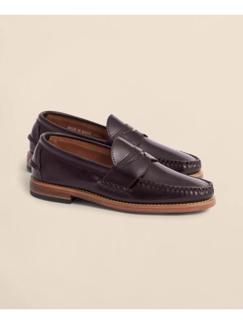 Brooks Brothers Rancourt Cordovan Pinch Penny Loafer