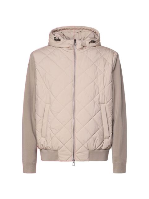 hooded padded jacket