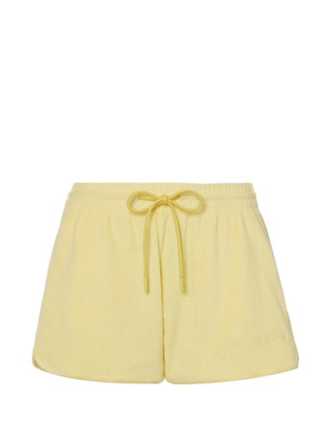 Hunza G towelling drawstring shorts