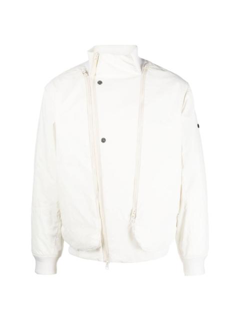 Stone Island Shadow Project off-centre fastening bomber jacket