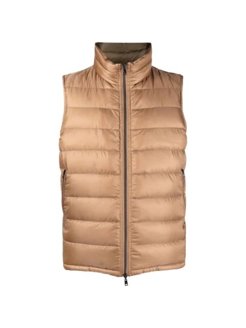 Herno reversible padded down gilet