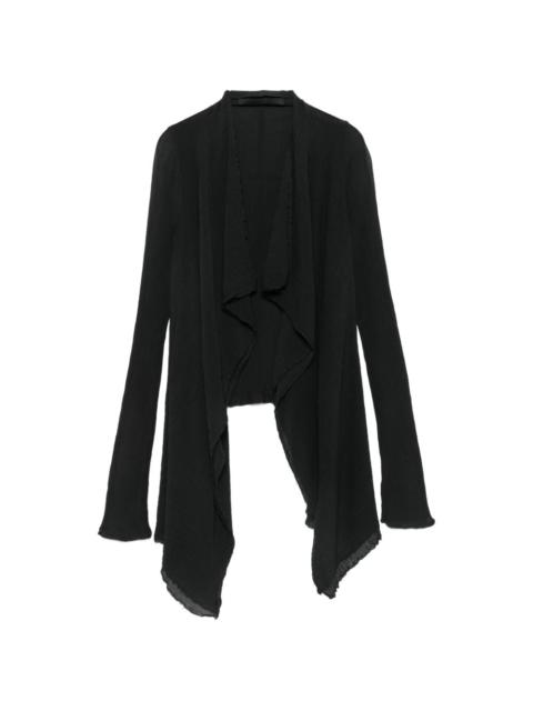 Marc Le Bihan crinkled draped cardigan