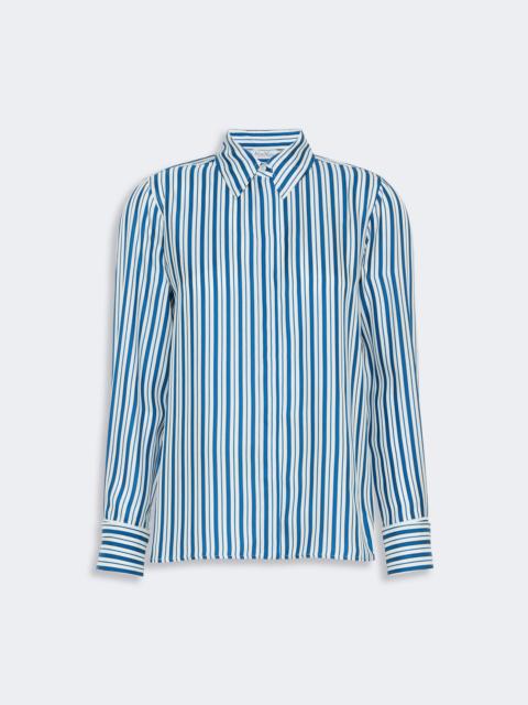 Max Mara ECCESSO Stripe-print silk shirt - SILK