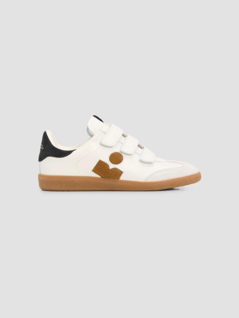 Isabel Marant Women's Beth Leather Low-Top Sneakers - Chalk Cognac