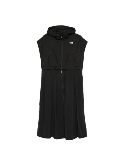 The North Face hooded windbreaker dress