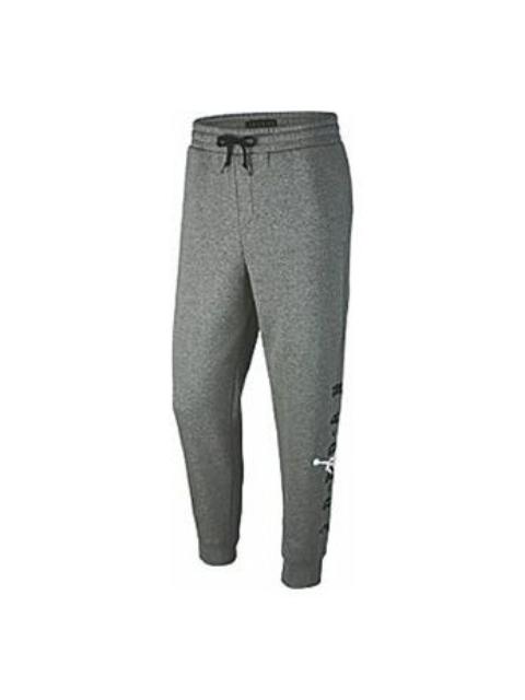 Men's Air Jordan JUMPMAN AIR Fleece Long Pants/Trousers Gray AA1455-091