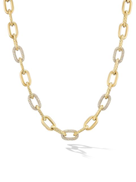 DAVID YURMAN Women's DY Madison Chain Necklace in 18K Yellow Gold with Diamonds - Diamond