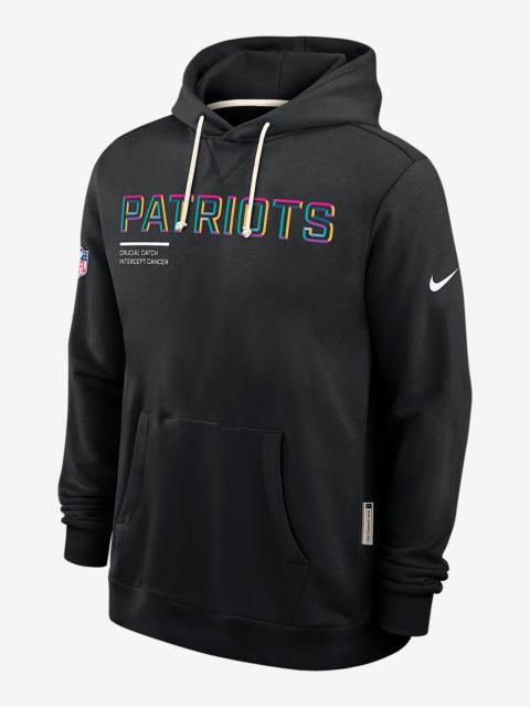 Nike New England Patriots Crucial Catch Sideline Men's Nike Dri-FIT NFL Pullover Hoodie